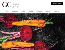 Tablet Screenshot of gourmetcatalog.com